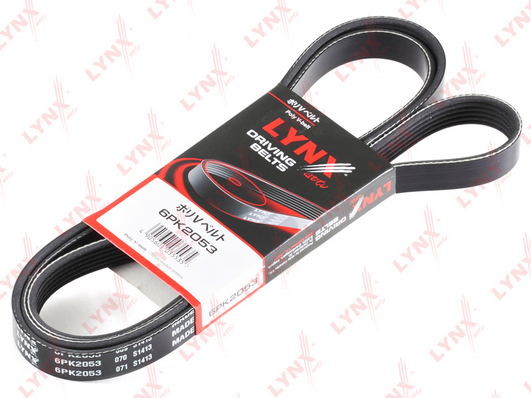 Поликлиновой ремень LYNX 6PK2053
