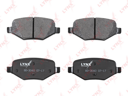 Комплект тормозных колодок, дисковый тормоз LYNX BD3040