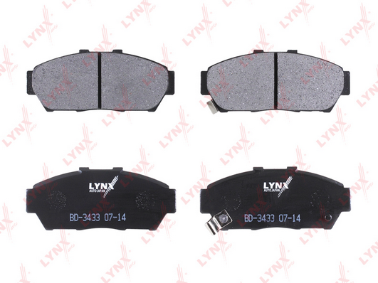 Комплект тормозных колодок, дисковый тормоз LYNX BD3433