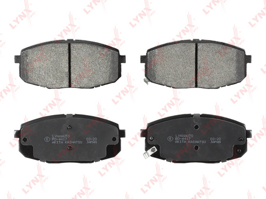 Комплект тормозных колодок, дисковый тормоз LYNX BD4417
