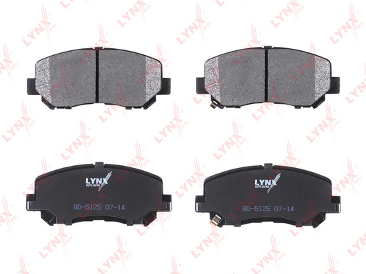Комплект тормозных колодок, дисковый тормоз LYNX BD5125