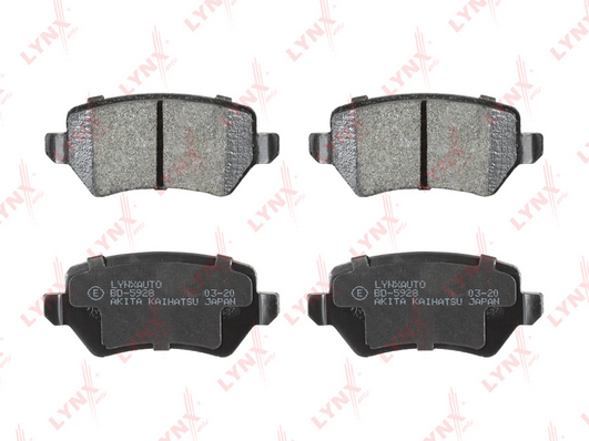 Комплект тормозных колодок, дисковый тормоз LYNX BD5928