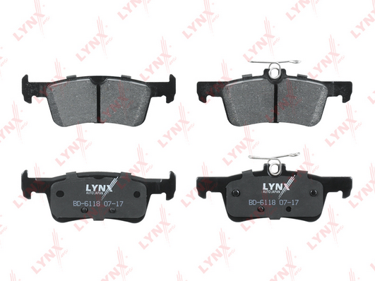 Комплект тормозных колодок, дисковый тормоз LYNX BD6118
