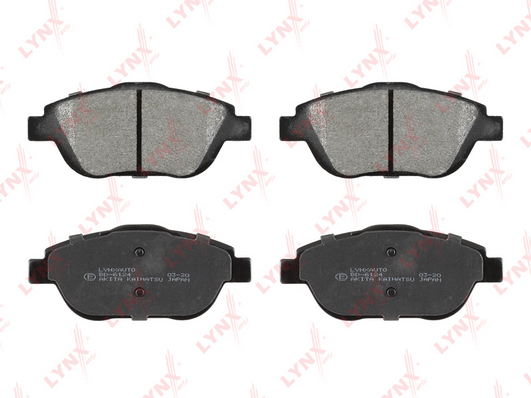 Комплект тормозных колодок, дисковый тормоз LYNX BD6124