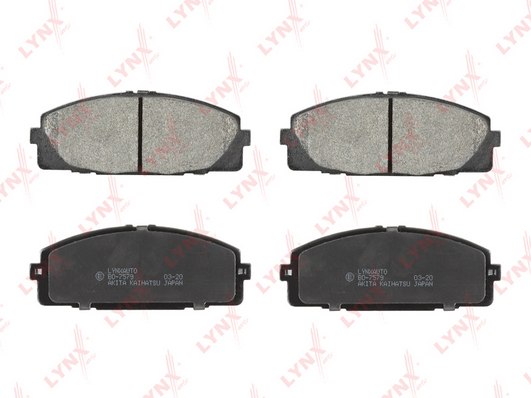 Комплект тормозных колодок, дисковый тормоз LYNX BD7579