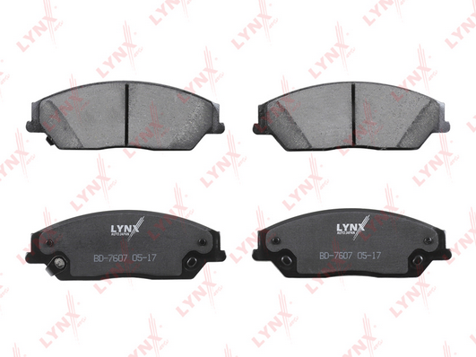 Комплект тормозных колодок, дисковый тормоз LYNX BD7607