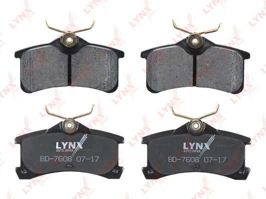 Комплект тормозных колодок, дисковый тормоз LYNX BD7608