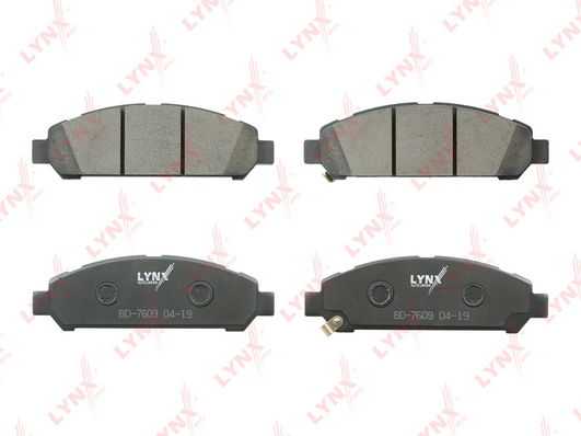 Комплект тормозных колодок, дисковый тормоз LYNX BD7609