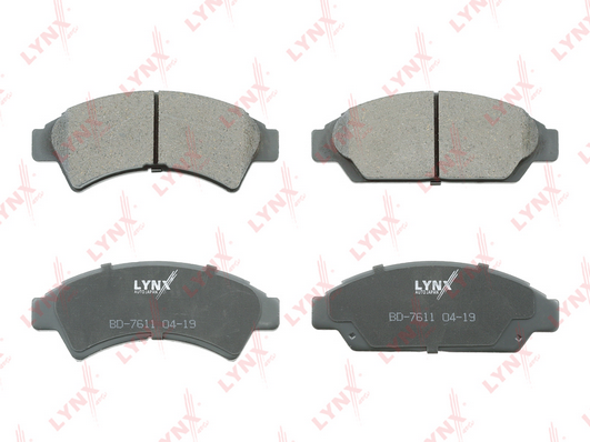 Комплект тормозных колодок, дисковый тормоз LYNX BD7611
