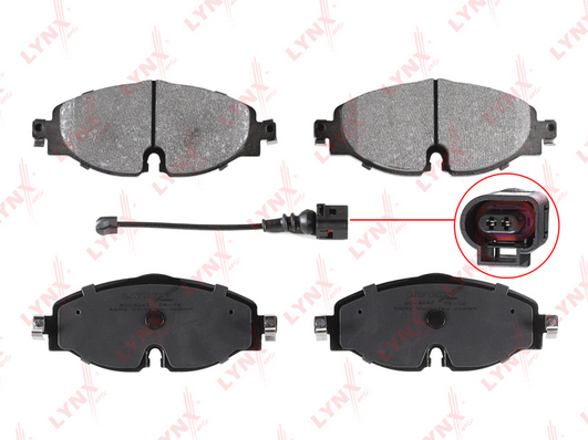 Комплект тормозных колодок, дисковый тормоз LYNX BD8043