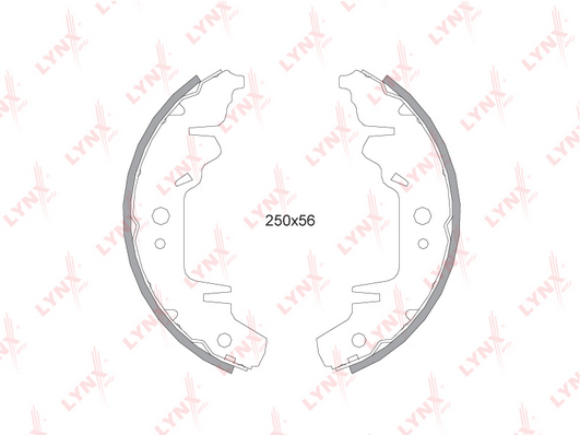 Комплект тормозных колодок LYNX BS4401