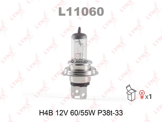 Лампа накаливания, основная фара LYNX L11060