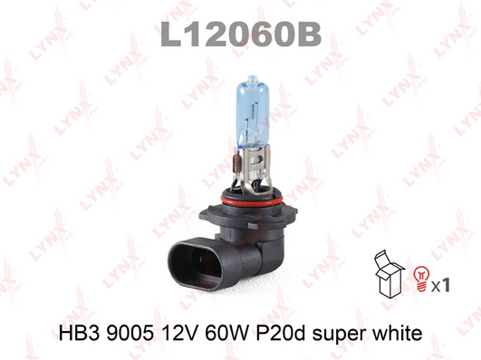 Лампа накаливания, фара дальнего света LYNX L12060B