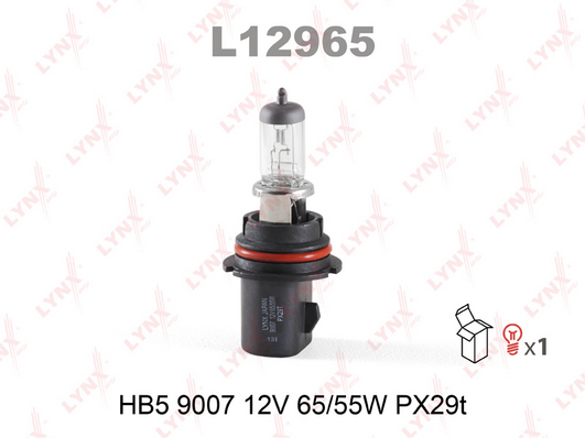 Лампа накаливания, фара дальнего света LYNX L12965