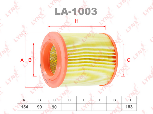 Воздушный фильтр LYNX LA1003