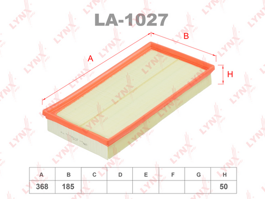 Воздушный фильтр LYNX LA1027
