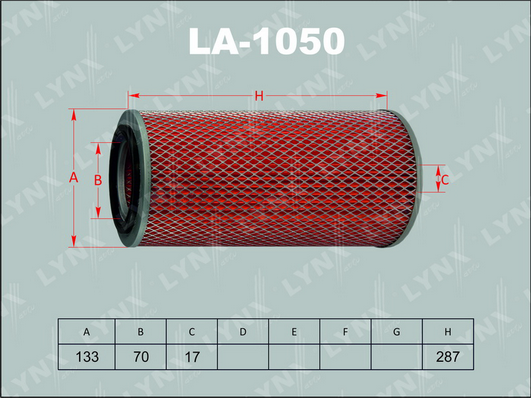 Воздушный фильтр LYNX LA1050