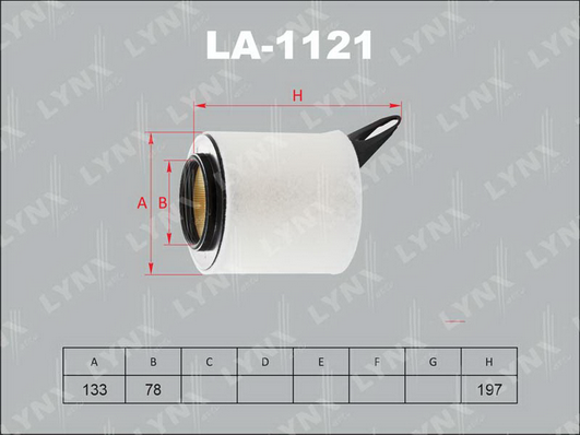 Воздушный фильтр LYNX LA1121