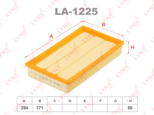 Воздушный фильтр LYNX LA1225