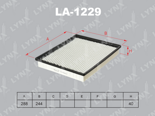 Воздушный фильтр LYNX LA1229