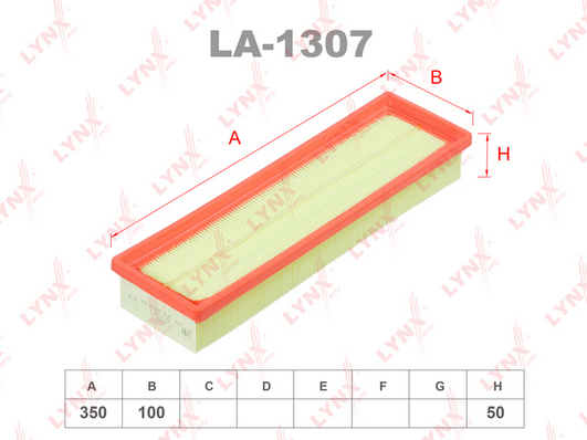 Воздушный фильтр LYNX LA1307
