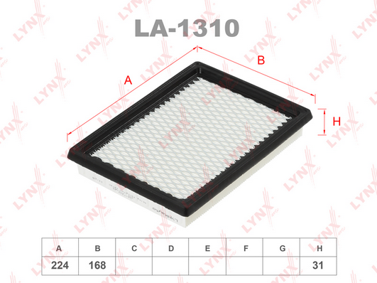 Воздушный фильтр LYNX LA1310