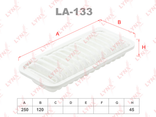 Воздушный фильтр LYNX LA133