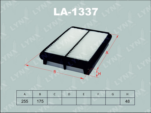 Воздушный фильтр LYNX LA1337