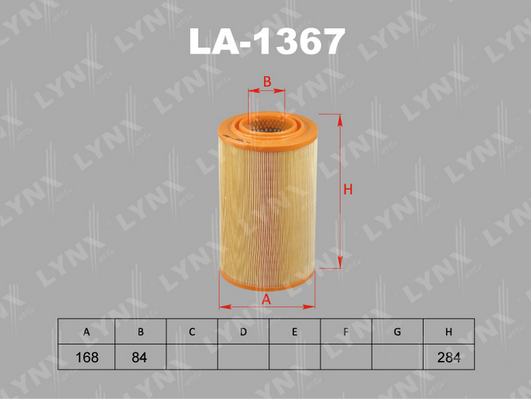 Воздушный фильтр LYNX LA1367
