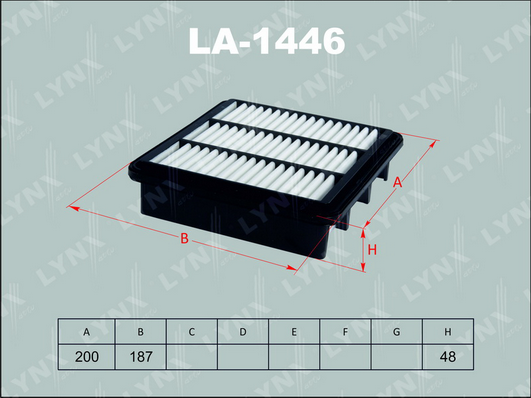 Воздушный фильтр LYNX LA1446