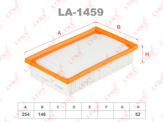 Воздушный фильтр LYNX LA1459