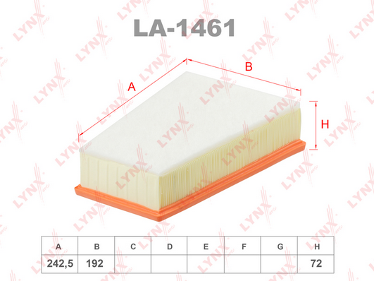 Воздушный фильтр LYNX LA1461