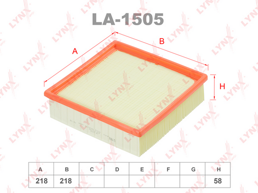 Воздушный фильтр LYNX LA1505