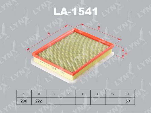 Воздушный фильтр LYNX LA1541