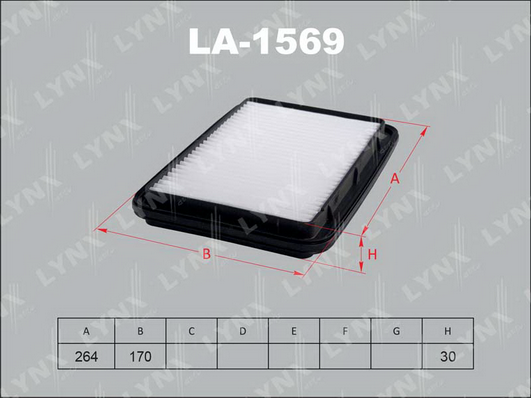 Воздушный фильтр LYNX LA1569