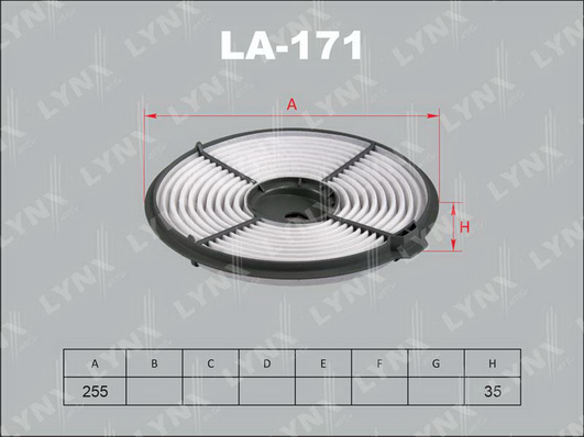 Воздушный фильтр LYNX LA171