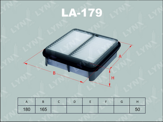 Воздушный фильтр LYNX LA179