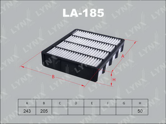 Воздушный фильтр LYNX LA185