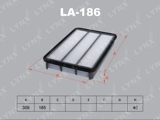 Воздушный фильтр LYNX LA186