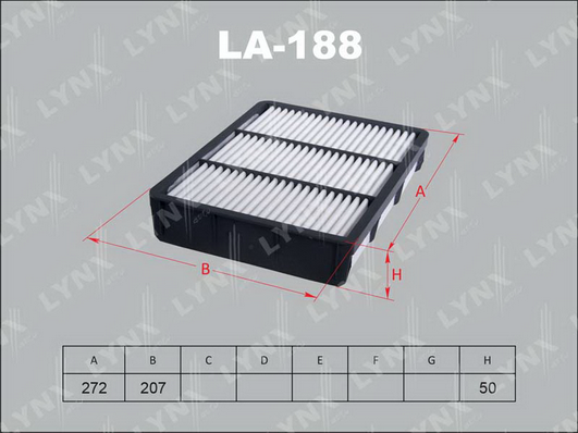 Воздушный фильтр LYNX LA188