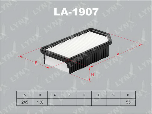 Воздушный фильтр LYNX LA1907