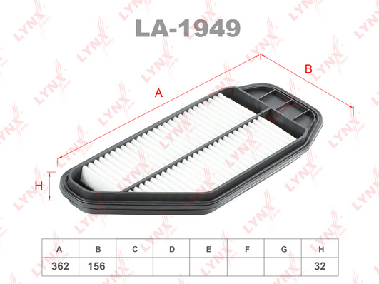 Воздушный фильтр LYNX LA1949