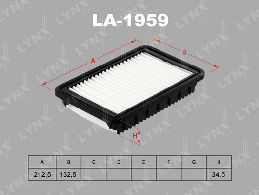 Воздушный фильтр LYNX LA1959