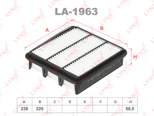 Воздушный фильтр LYNX LA1963
