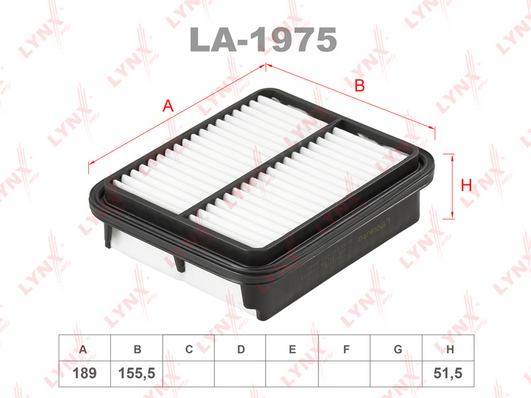 Воздушный фильтр LYNX LA1975