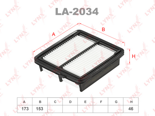 Воздушный фильтр LYNX LA2034
