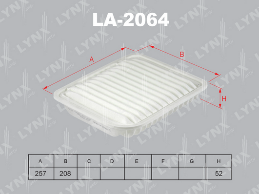 Воздушный фильтр LYNX LA2064