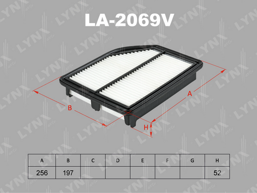 Воздушный фильтр LYNX LA2069V