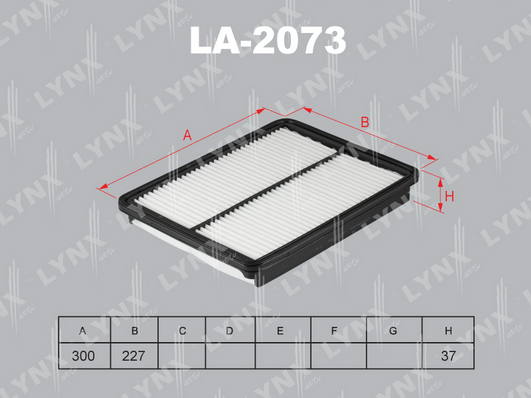 Воздушный фильтр LYNX LA2073