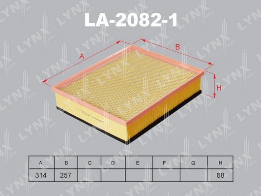 Воздушный фильтр LYNX LA20821